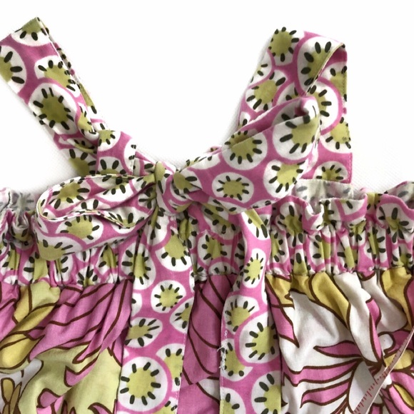 ⭐️ Pastel Print Bow Back Toddler Girls Dress - Picture 5 of 7